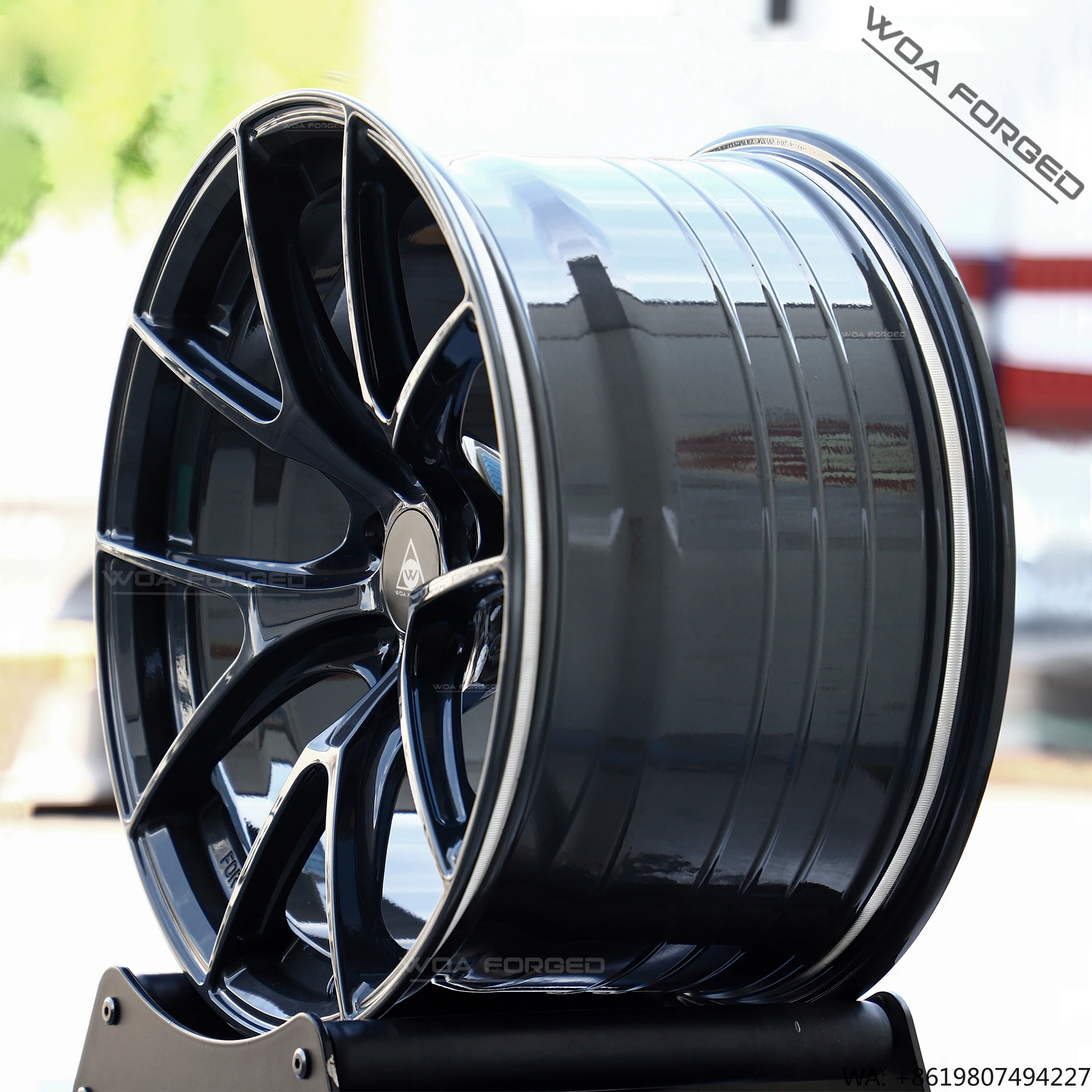 

VS-5RS Stylish Muscular 18-22 Inch Forged Aluminum Rims Deep Dish Chrome Polished Low Weight Fit 5x114.3 5X120 Bolt Gloss New