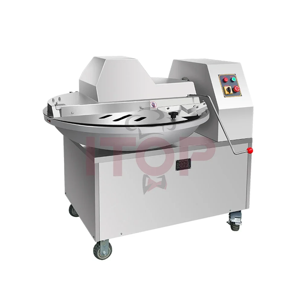 50L Great Sausage Meat Bowl Cutter Machine Chicken Meat Cutting Machine 40L 125L 200L Per Batch Litre Cutting Mixer Machine