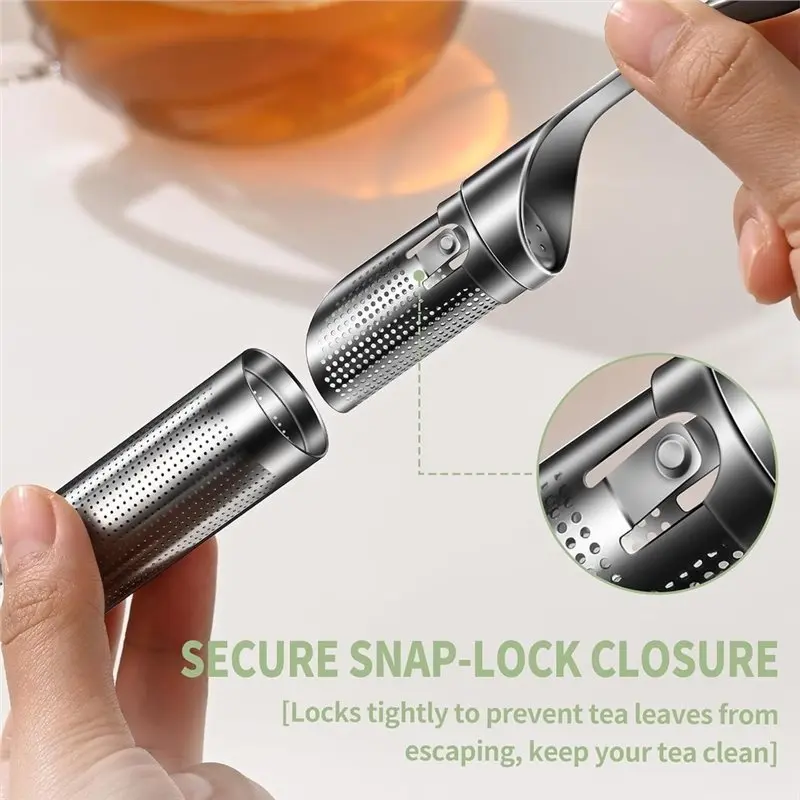 ABUG-Tea Infuser For Loose Leaf Tea- 2 Pieces, 2-In-1 Tea Scoop& Stainer In 304 Stainless Steel