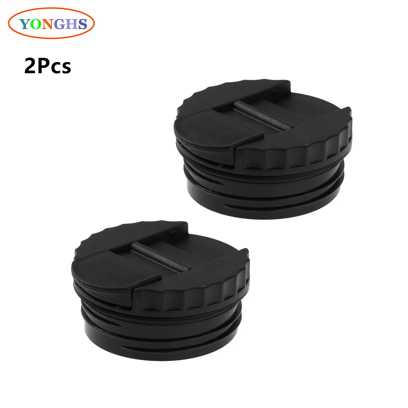 

2Pcs Vacuum Bottle Covers Lids Silicone Sealing Spill-Proof Splash Resistant Straw-Friendly Covers Or Flap Replacement Lids