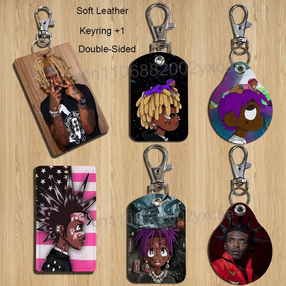 What You Saying Lil Uzi Vert Card Holder Keychain Key Ring Door Lock Access Protective Case For Security Gift