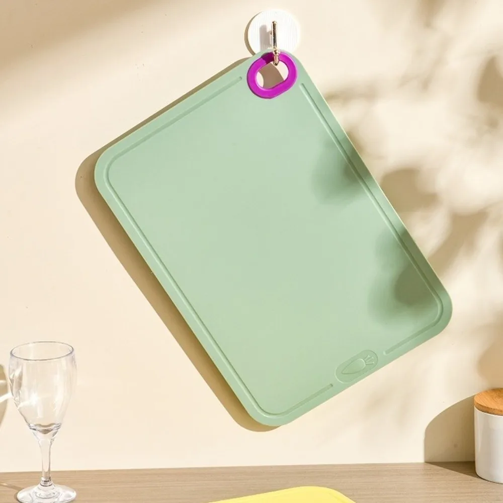 Non-Slip Double-Sided Cutting Board Mildew-Resistant Hangable Charcuterie Board High Temperature Resistance TPU
