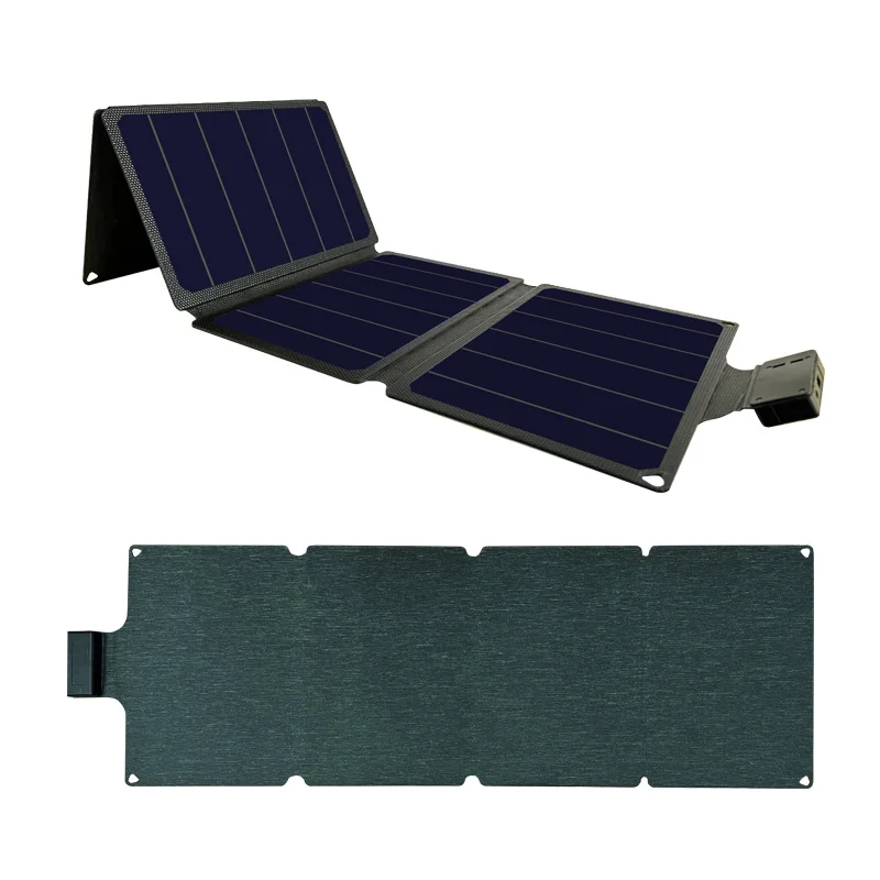 Solar 36W Fold ETFE Outdoor Foldable Waterproof USB Solar Panel Sunpower Portable Solar Phone Charger for Mobile Phone