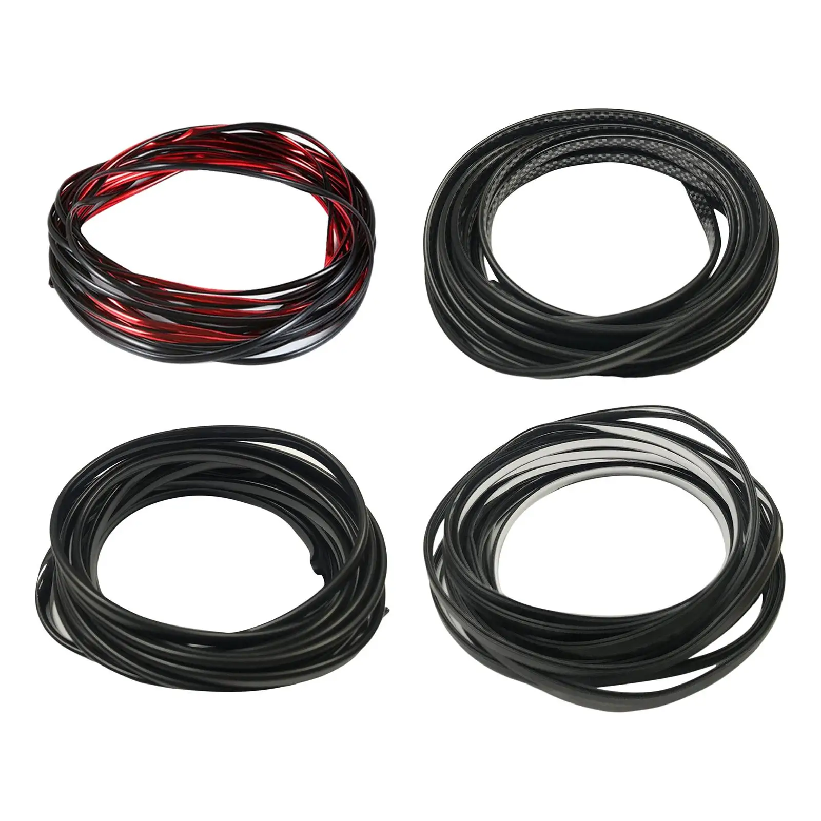 Универсальная защита края двери автомобиля, защитная полоса 5 м, защищенная подкладка, для автомобиля