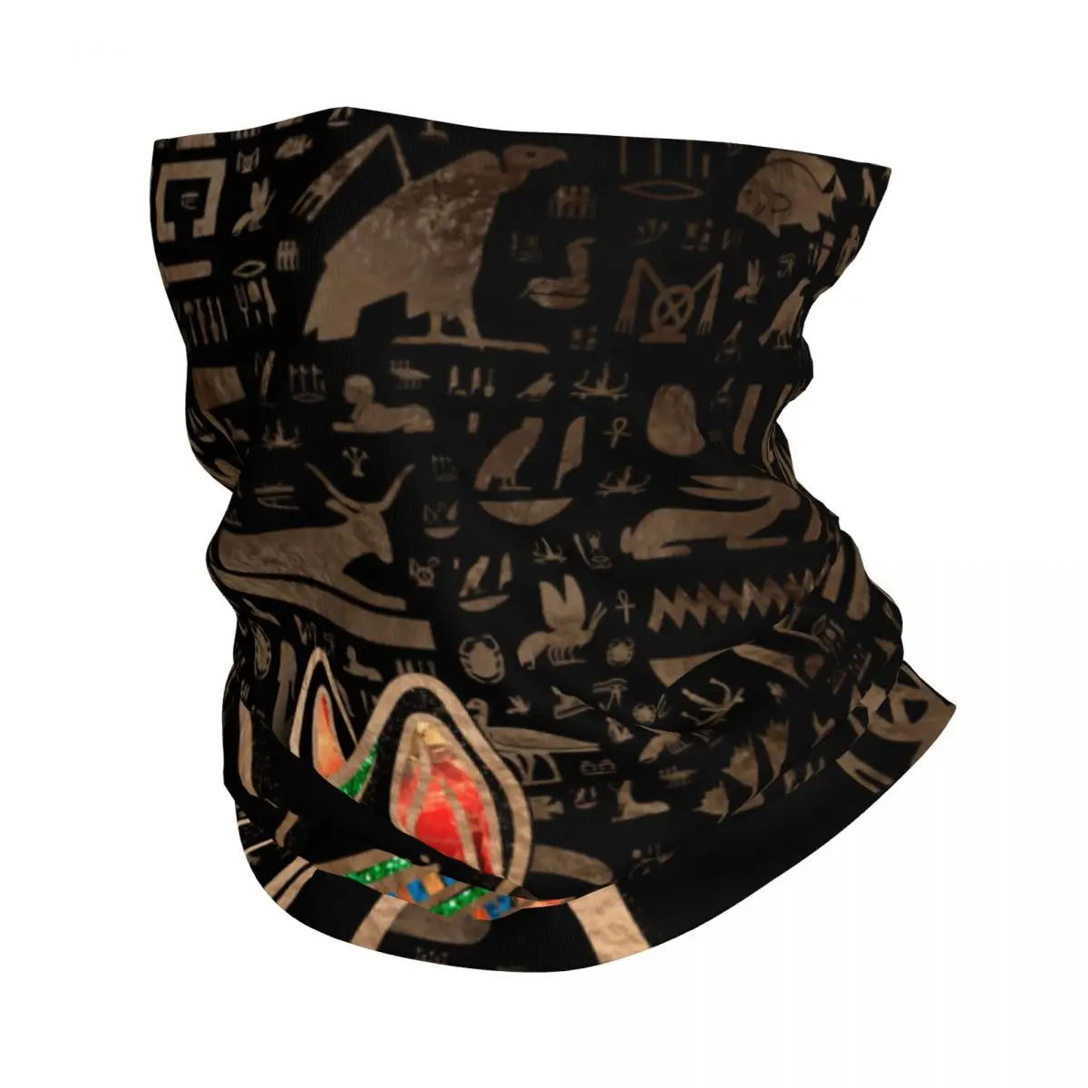 

Egyptian Cat Bastet Bandana Neck Gaiter Printed Egypt Balaclavas Wrap Scarf Multifunctional Headwear Running for Men Women