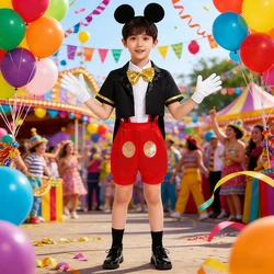 Kids Cosplay Costumes Halloween Christmas Stage Performance Costume Children's Birthday Formal Set Backpack Set 1-8 Years Old