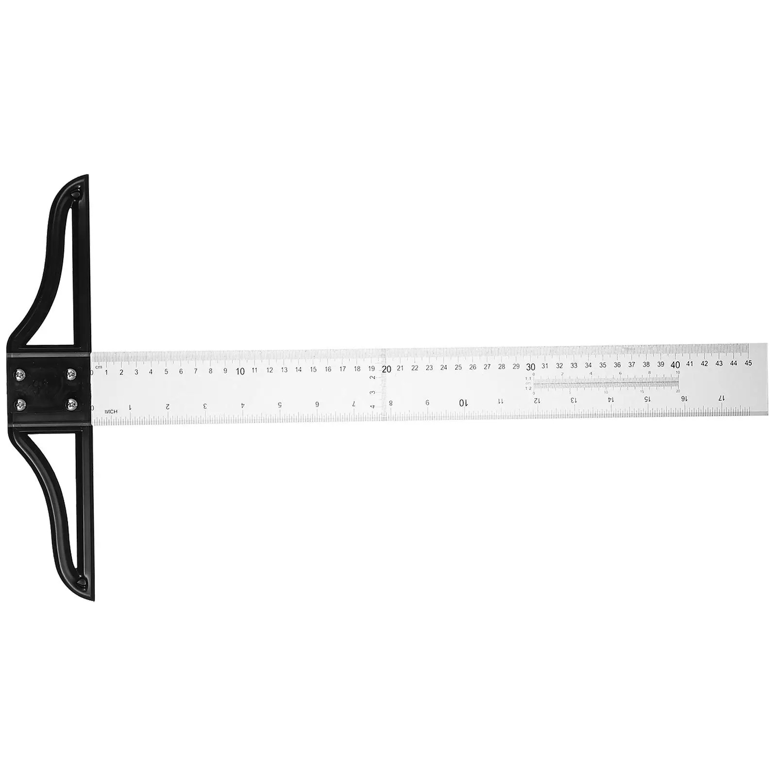 

18 Inch Ruler Clear Multi-Functional Measuring Tool For Drafting Woodworking Architecture Students Precision Drawing