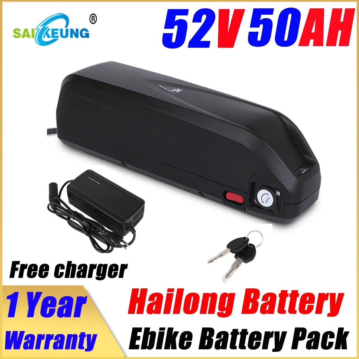 

Hailong 52v 50ah 20ah 30ah 40ah Battery Akumulator Bafang Obudowa Baterii Ebike Fietsen Electrisch Accu Lityum Pil Paketi Pack