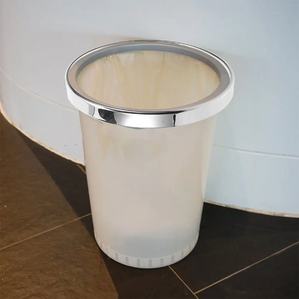 

20cm Round Trash Can Press Ring Lid Plastic Garbage Can Securing Ring for Home Kitchen Office Odor Control Versatile