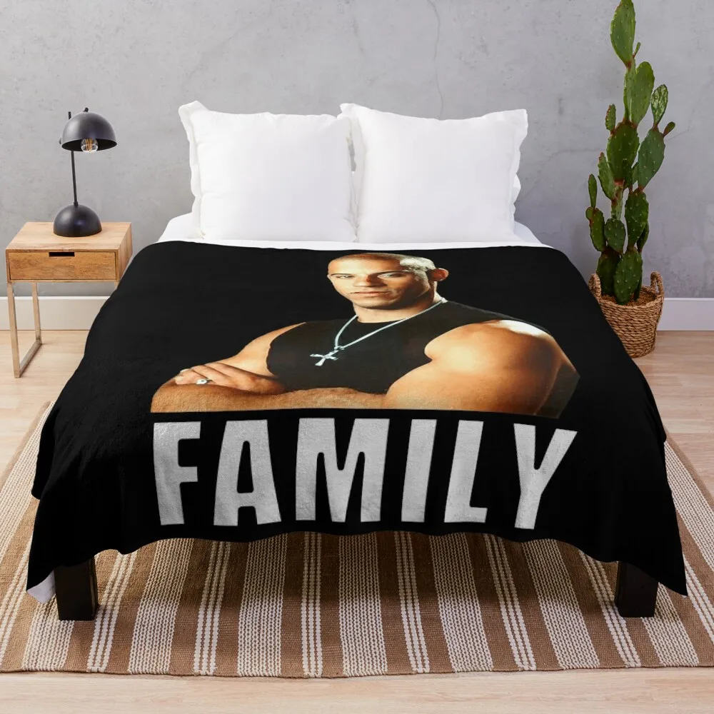 Dom Toretto Funny Man Throw Blanket halloween Shaggy Soft Blankets