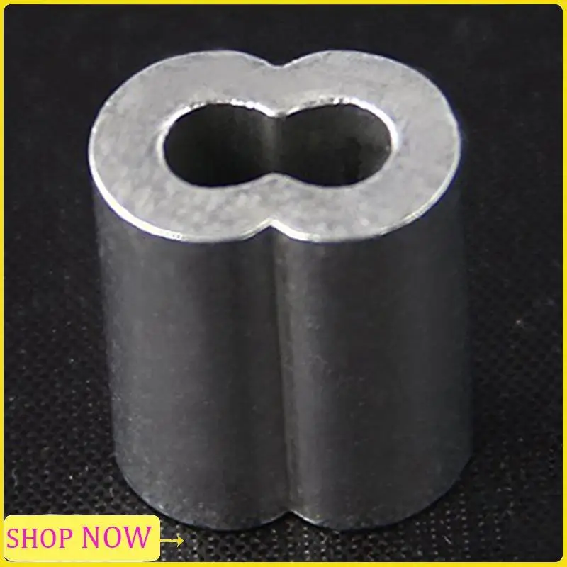 

Especial 200Pcs Aluminum Crimping Loop Sleeve For 3Mm Diameter Wire Rope And Cable