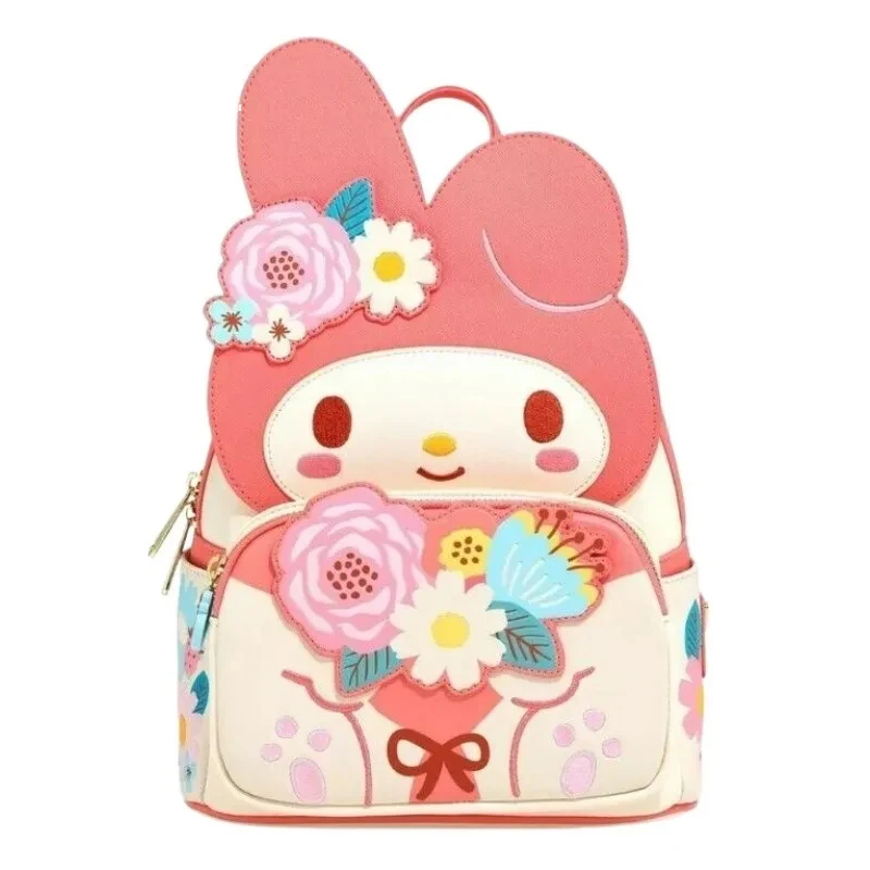 

NEU Loungefly Sanrio My Melody Figural Blumenmuster Mini Backpack Wallet