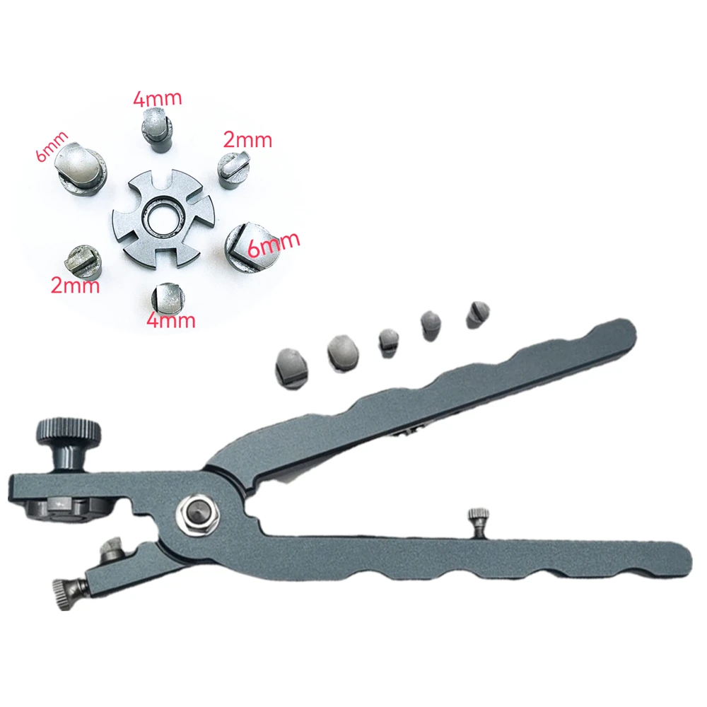 

2mm/4mm/6mm 6 Shape Watch Leather Band Cutter Cutting Plier Strap Remover Adjusting Tool Watchmaker Accessories