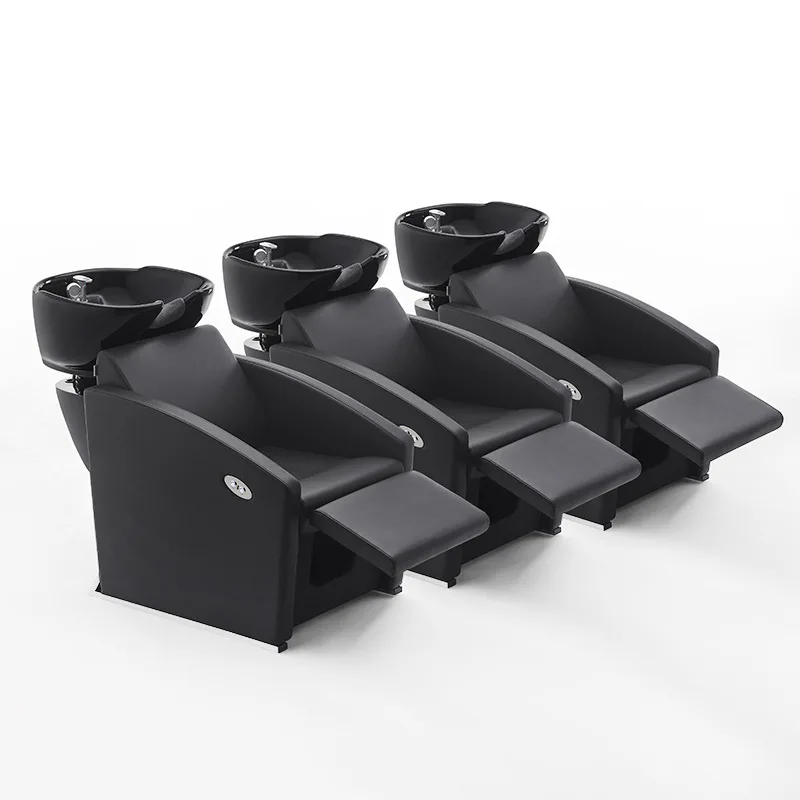 

Semi-reclining shampoo bed, suitable for barber shops, with special flushing function, suitable for salon use