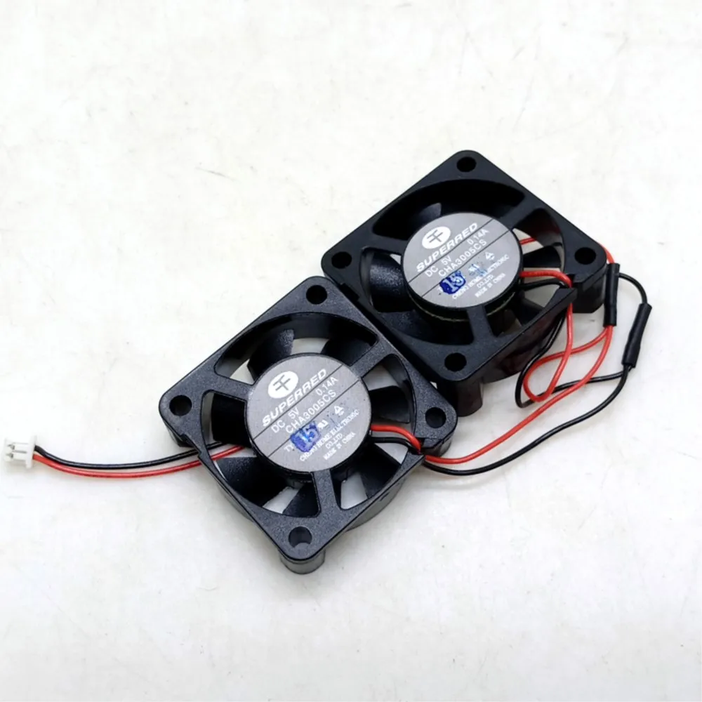 2 em 1 30mm Mini Ventilador 5V DC Ventilador de resfriamento CHA3005CS para TV Box, roteador, UAV e eletrônicos