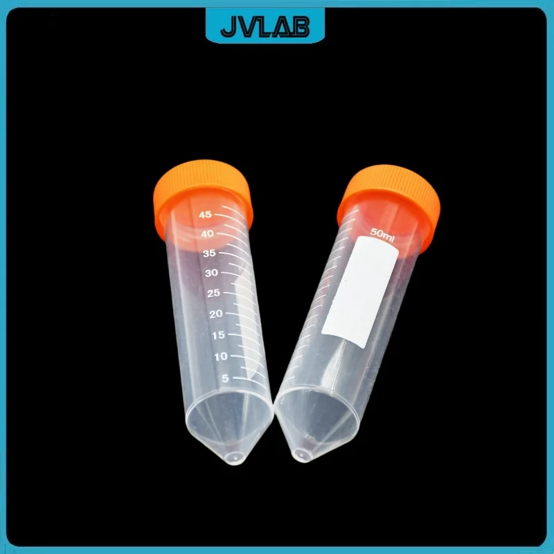 Centrifuge Tube Sample EP Tube 50 ml With Clear Scale Bottom Tip Plastic Test Tube With Screw Cover 50 / PK