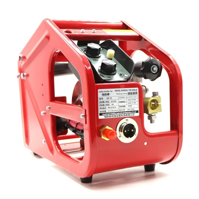 Dual drive wire feeder NB350A500A gas shield welder with six cores and inverter universal model head