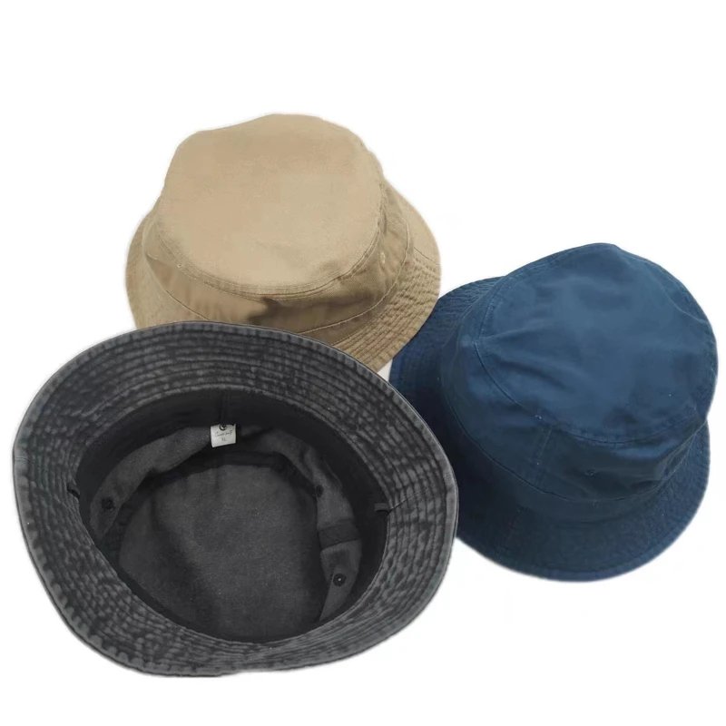 Fashion Big Head Plus Size Bucket Hat for Men  Pure Cotton Panama Fisherman Hat Korean Man Women Bob 60cm 64cm Sun Hat Wholesale