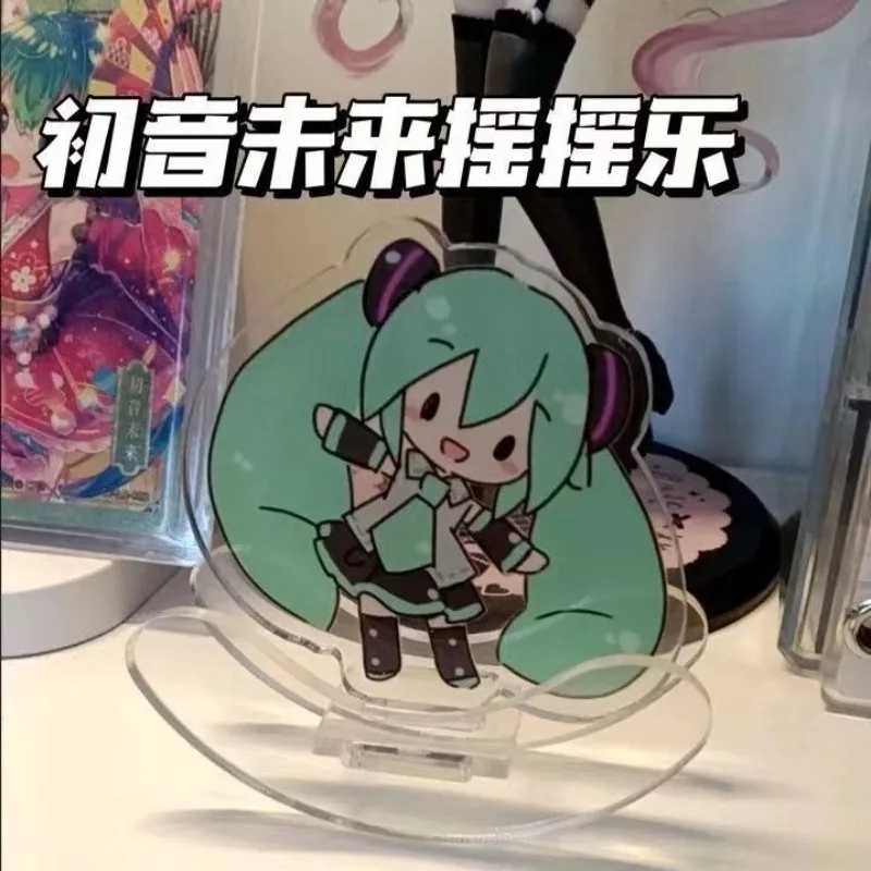 Hatsune Miku anime cartoon kawaii cute rocking acrylic decoration can shake three-dimensional desktop ornaments for students