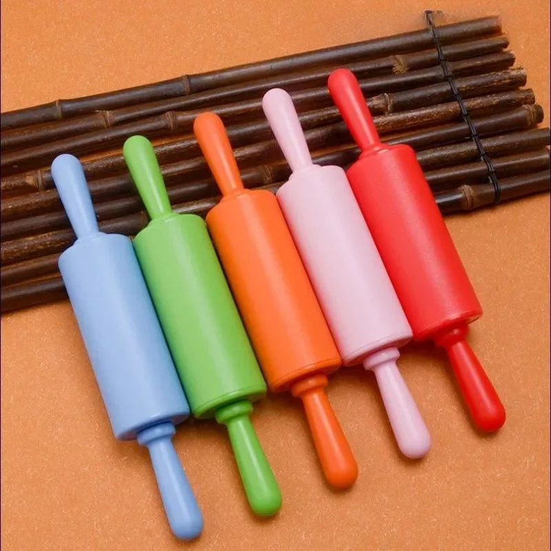 

Non-Stick Plastic Handle Pin Pastry Dough Flour Roller Silicone Rolling Pin Kitchen Baking Cooking Tools Christmas Rolling Pin