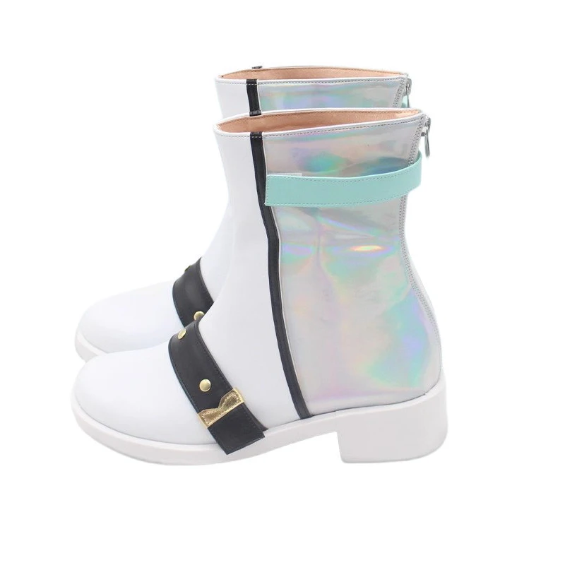 Anime estrellas Sakuma Rei Himemiya Tori Cosplay zapatos Unisex hombres PU botas altas para Halloween carnaval fiesta Navidad