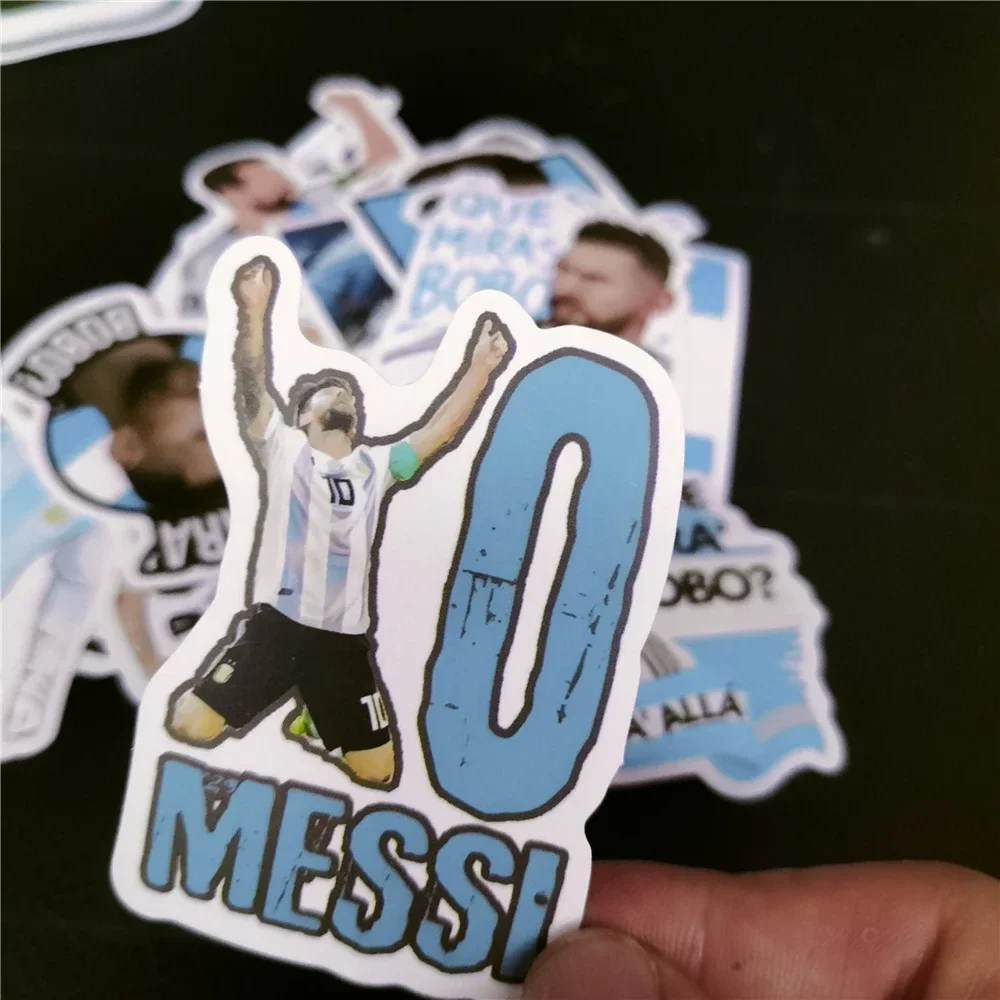 Messi Collection Cartoon Football Stars Wall Stickers DIY Laptop Phone Skateboard Motorcycle Waterproof Sticker No Repeat