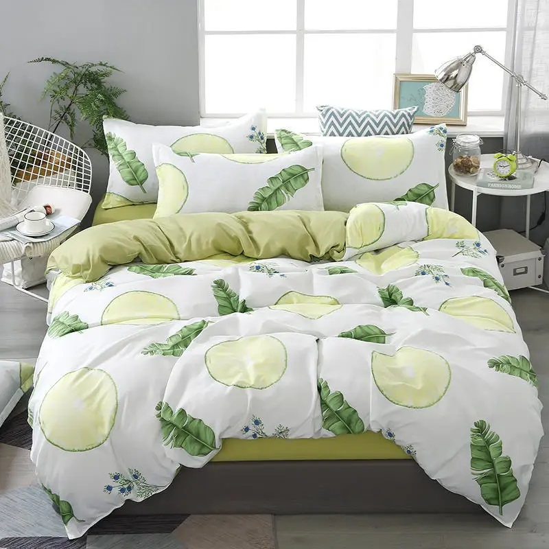 4pcs Set Large Quilt Cover Sheet Pillowcase, King Size Home Bedding Quilt Cover Set Suitable For Student Dormitory Bedroom