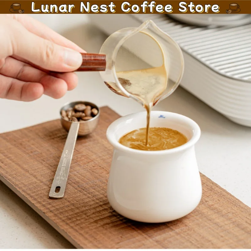 New Timemore X 2 Piece Set Ceramic Espresso Tasting Cup Hand Brew Milk Coffee Cup For Home Cafe Professional Barista Lovers Tool