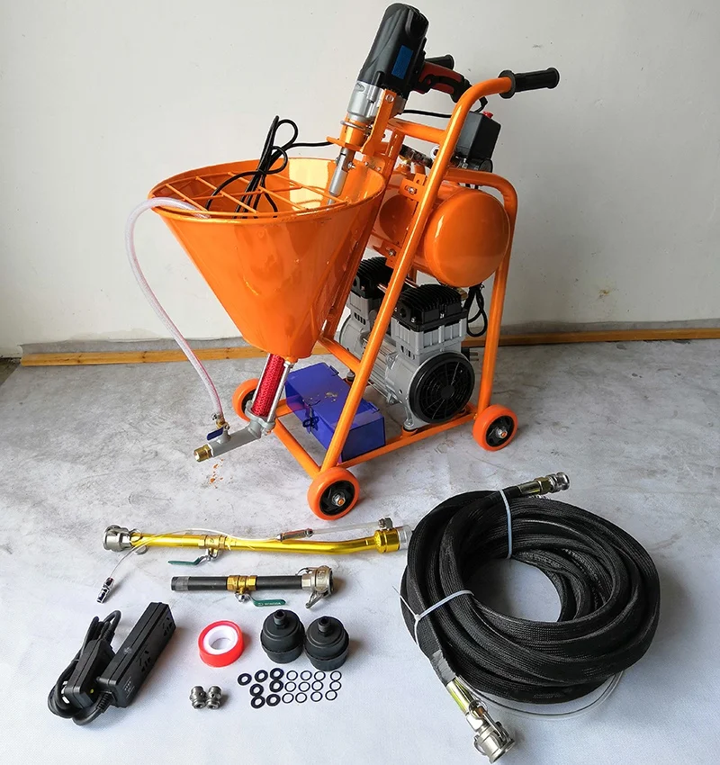 Multifunctional high pressure wall plastering and grouting cement mortar spraying machine