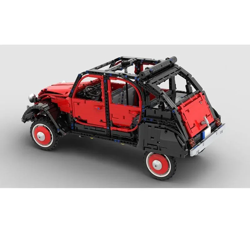 Blocos De Construção De Carros Clássicos Para Crianças, Racing Gear MOC-152745, Montagem De Modelos, Puzzle Toy, Presente De Aniversário, Presente De Natal, 2291Pcs