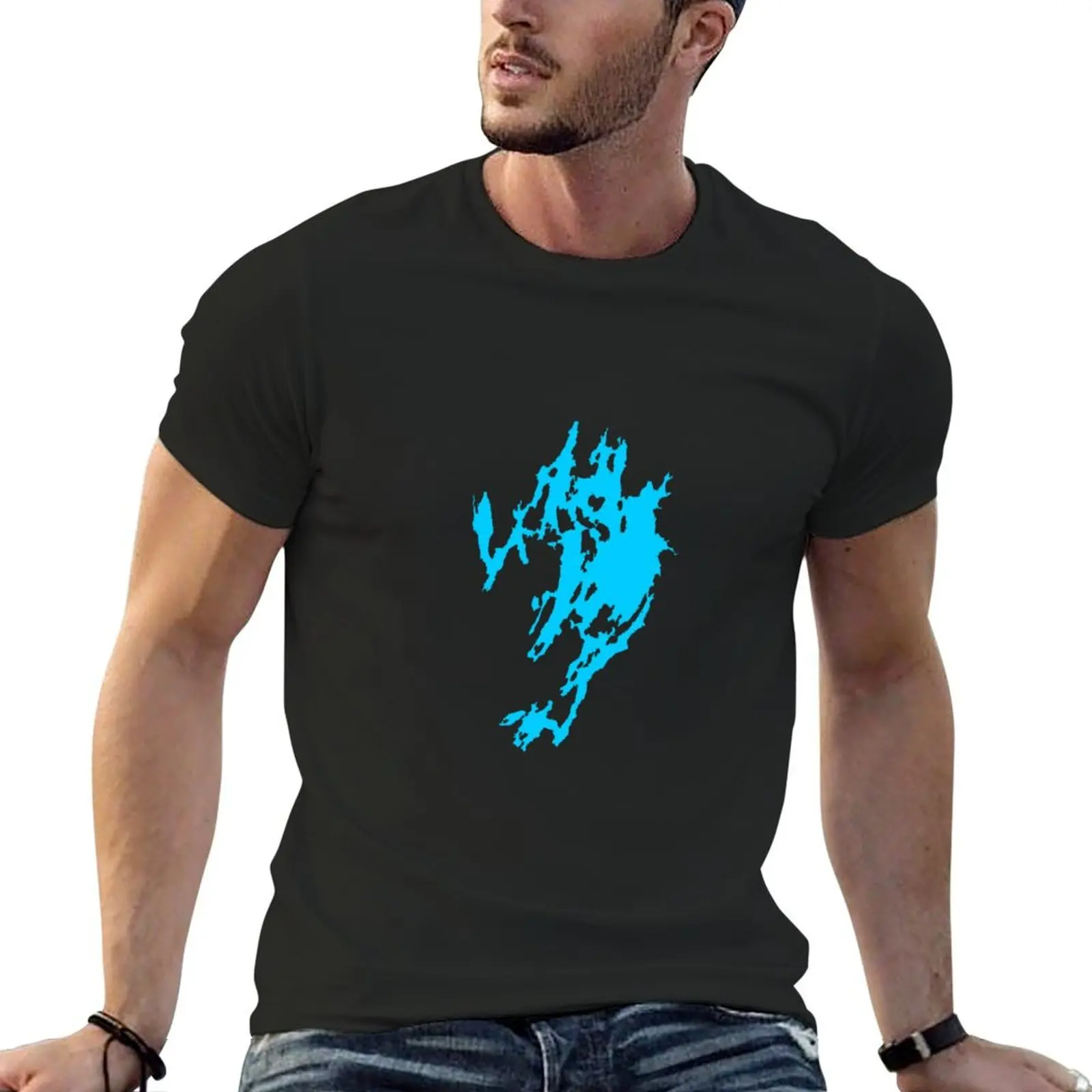 Charleston Lake T-Shirt blue archive funnys black t shirts for men