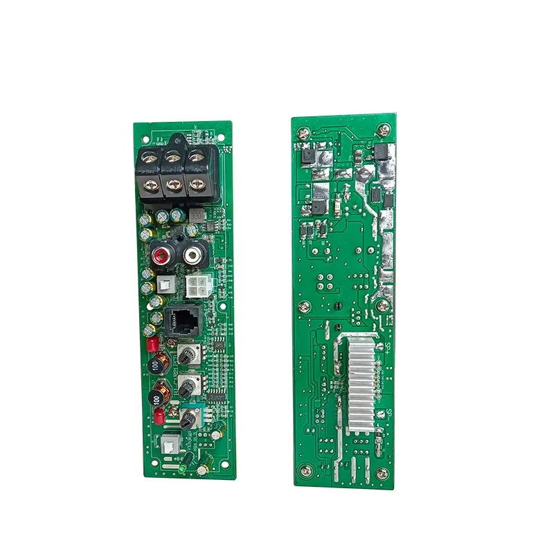 For 900W High-power Active Vehicle Special Car Overweight and Strong Bass Wooden Box Special Power Amplifier