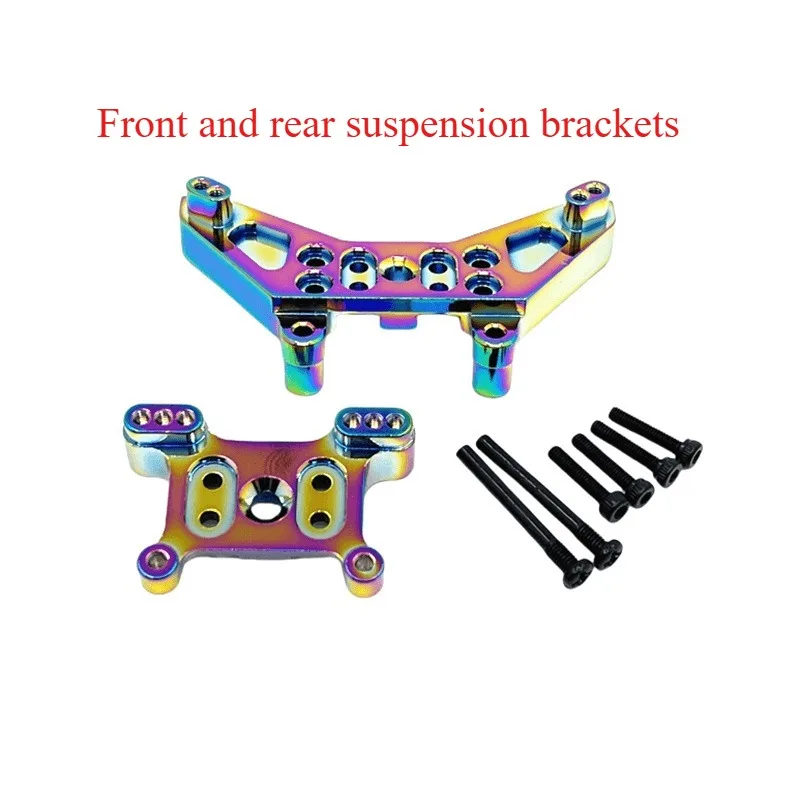 MJX Hyper Go 14304 14303 14302 14301 RC قطع غيار السيارات المعدنية كأس التوجيه العلوي السفلي سوينغ الذراع مجموعة صدمة برج قوس ترقية أجزاء #2