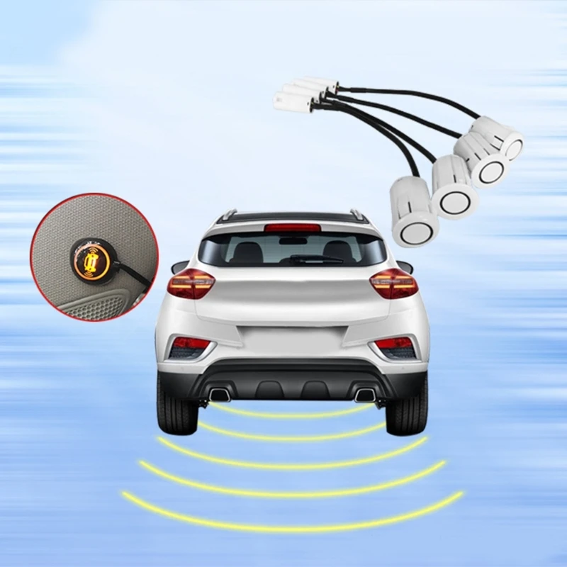 

Car Reverse Sensor Universal Sensors Radar Weatherproof Exact Inducing for Vehicles Backup Reverse Radar System