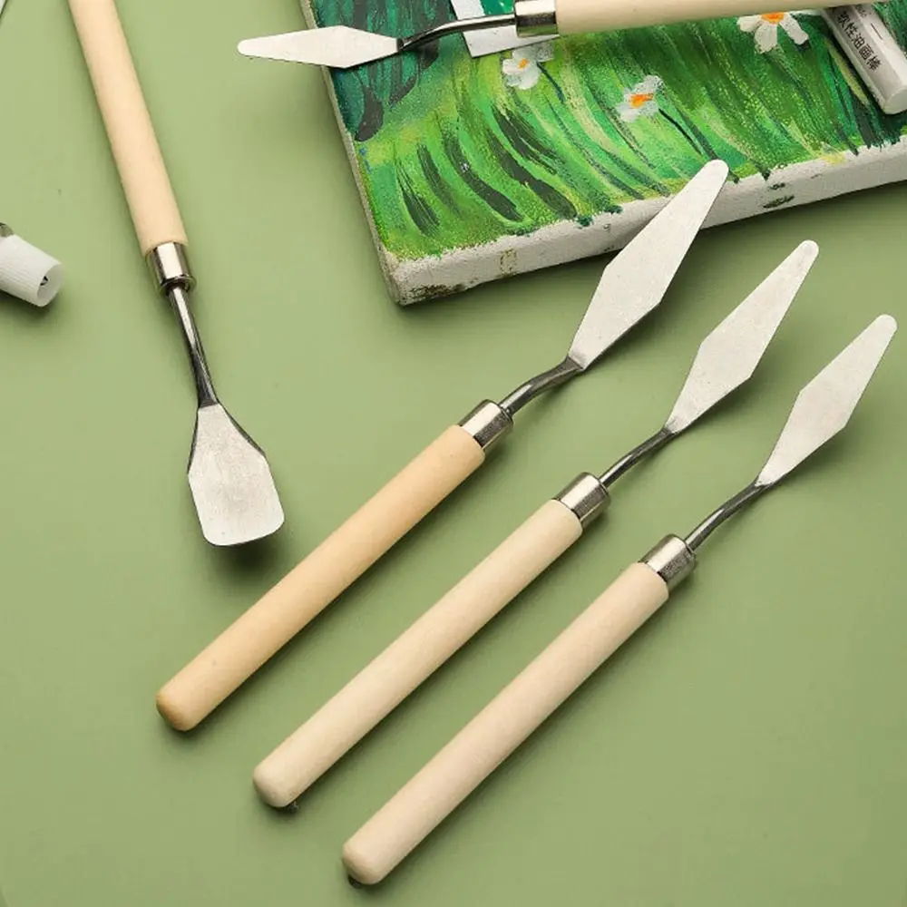

Quality 7pcs/set Art Supplies Gouache Artist Art Painting Scraper Oil Painting Stick Palette Acrylic Oil Painting Scraper Set