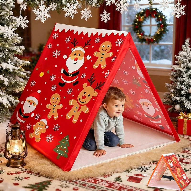 

Палатка для пряничного домика Коничный домик Коричневая игровая палатка для сна Легкий съемный маленький размер