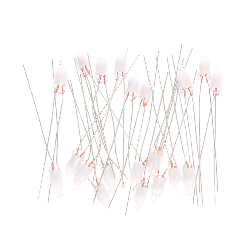 60PCS Red Green Blue Red Neon Light Bulb Indicator Light Standard Miniature Bulb 4*10mm Neon Light Bulb Indicator