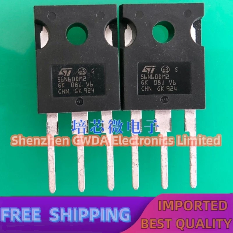 

10PCS-20PCS STW56N60DM2 56N60DM2 MOS TO-247 50A/600V In Stock Can Be Purchased