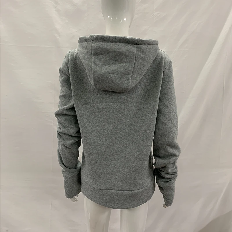 Y2K Gothic Einfarbiger Großer Reißverschluss-Hoodie Slim Fit Vollreißverschluss-Kapuzenpullover mit Übergroßem Reißverschluss Streetwear Unisex ﻿ – Detail 18
