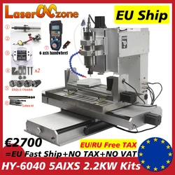 CNC 6040 MACH3 USB 5 Axis CNC Router Wood Carving Machine Woodworking Milling Engraving Machine for Aluminum Wood EU Warehouse