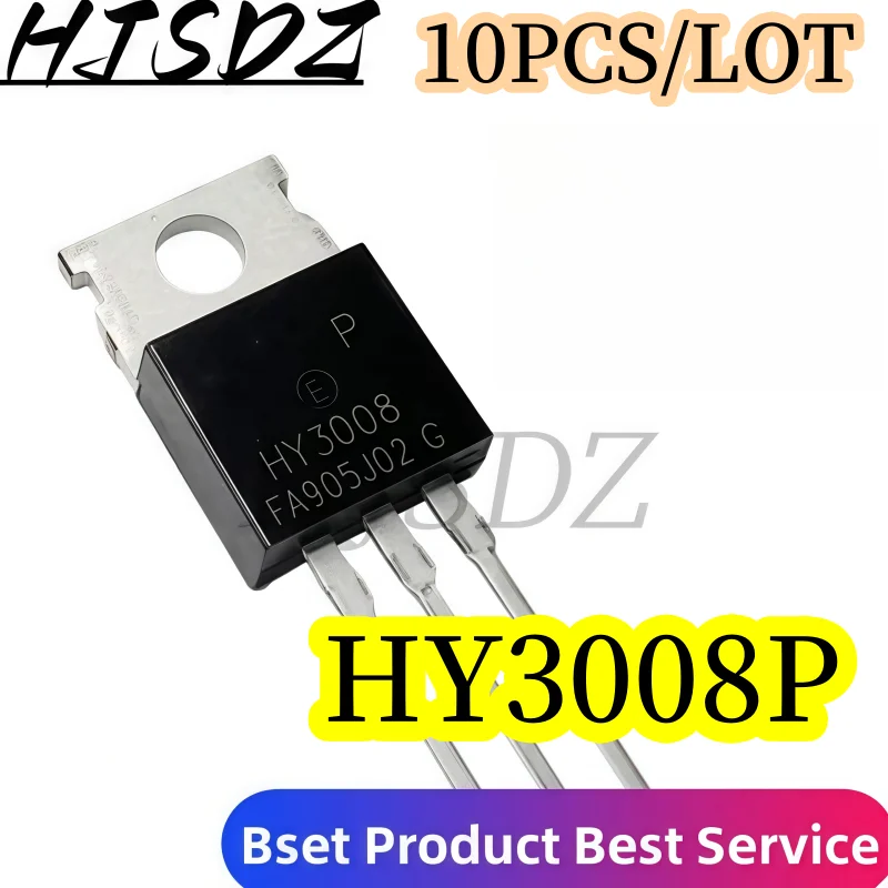 100% Quality Original【10-30-50PCS/LOT】  HY3008P HY3008 TO-220 MOS 80V 100A field-effect transistor