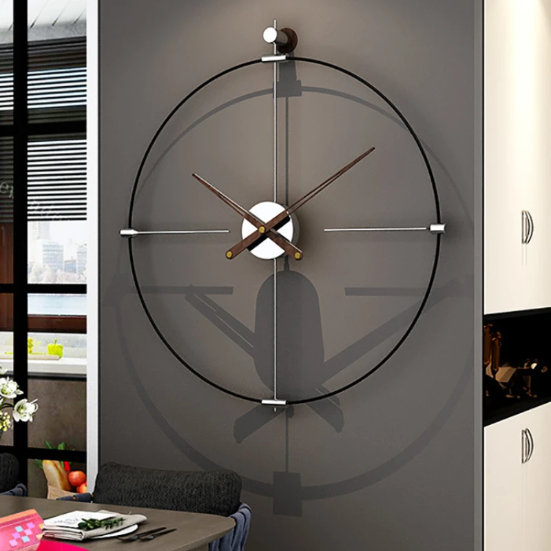 Wall Clock Modern Design Creative Metal Silent Wall Watches Home Decor Clock Mechanism Living Room Gift Ideas