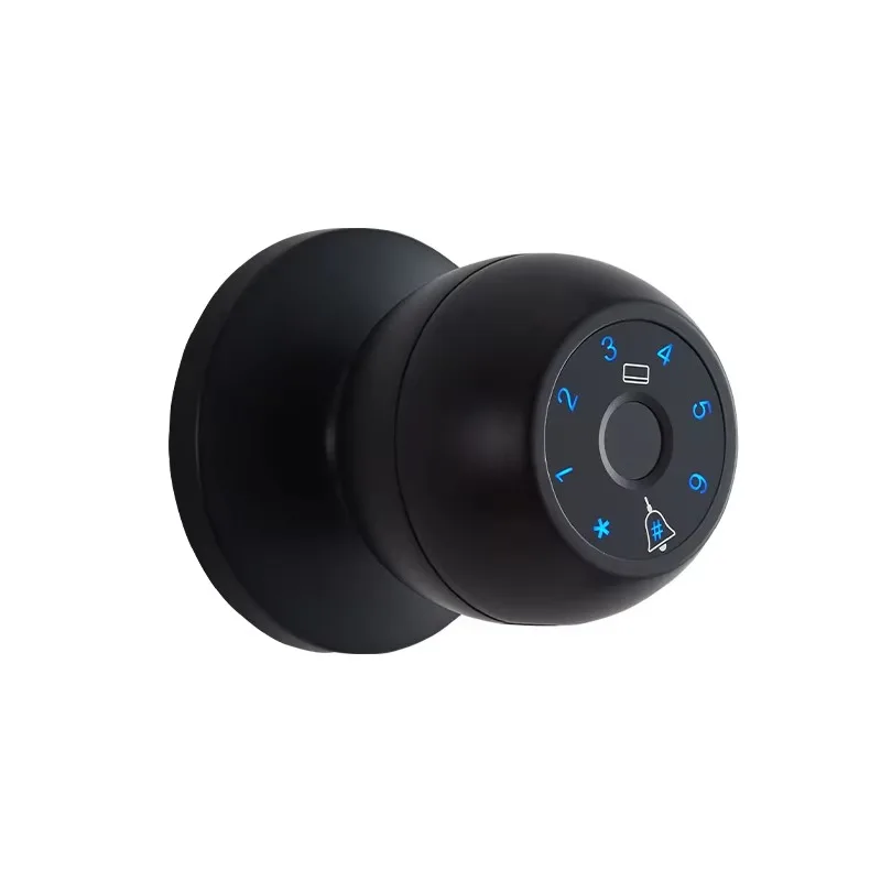 Smart Lock Biometric Password & Fingerprint Electronic Replacement Ball for Aluminum Wooden Door