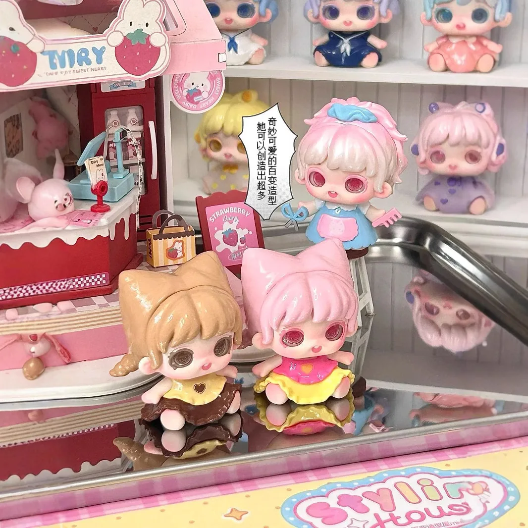 أصيلة Jotoys/Miana Xiaomi'Na Mini Shapeshifting منزل صغير رائعتين حبة سلسلة صندوق أعمى تمثال هدية مزخرفة