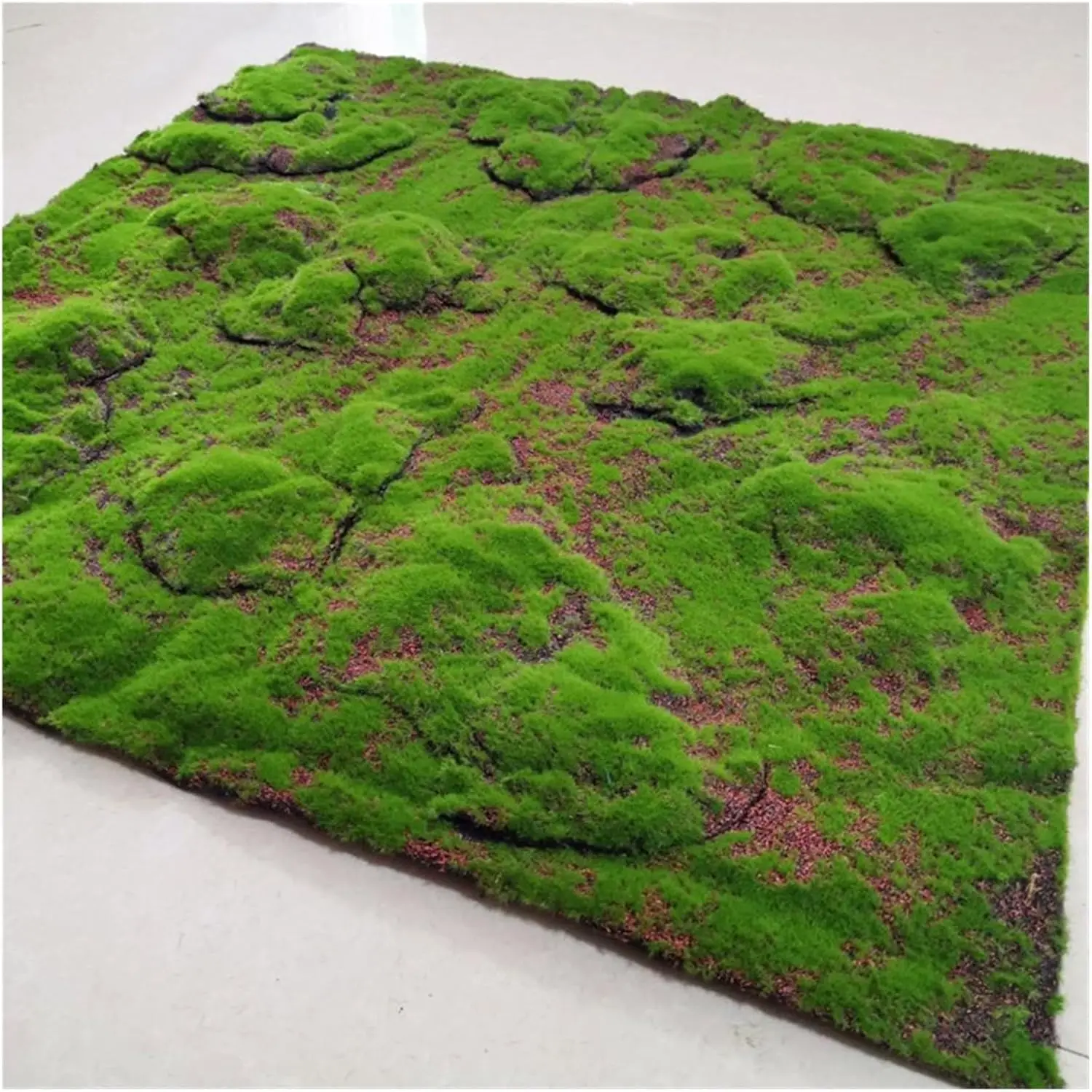Artificial Moss Mat Fake Grass Rug DIY Synthetic Turf Landscape Artificial Grass Mats Lawn Carpet for Garden Patio Balcony DIY