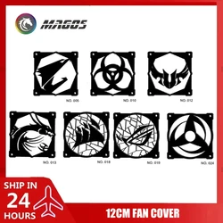 새로운 DIY 팬 보호망 커버 120MM 아크릴 커버 12cm 라디에이터용 120mm 팬 컴퓨터 케이스 냉각용, 3개/팩