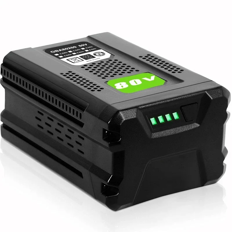 80V 6.0Ah Lithium Ion Battery Replacement for Greenworks 80V Lithium Batteries GBA80300 80200 80250 Power Tool Batteries
