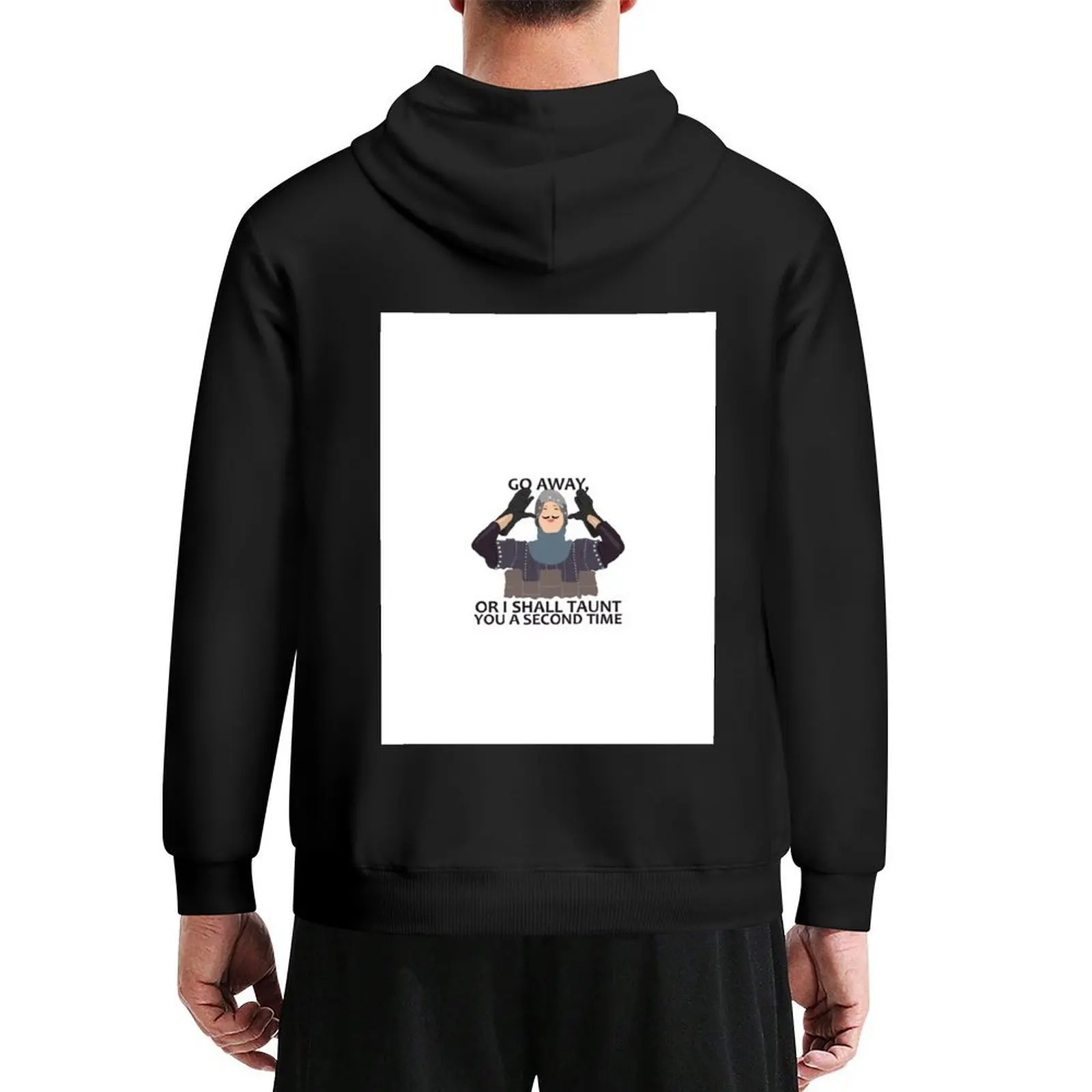 

Monty Python French Knight GO AWAY Gift shirt Hoodie mens clothes men's sweat-shirt set men's coat new in hoodies