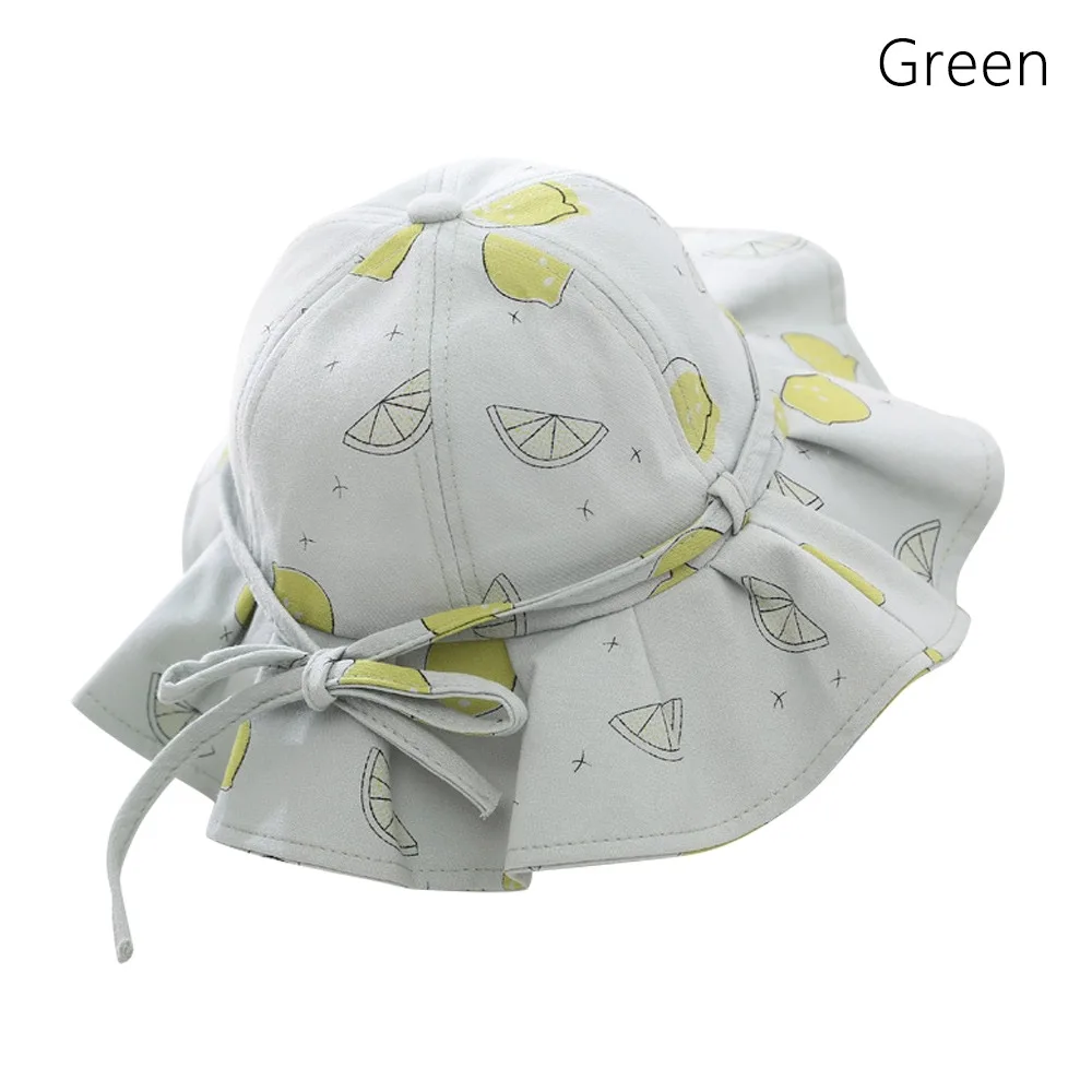 

Flower Fruit Print Baby Sun Hat​​ UV Protection Cotton Fabric​​ Baby Hats 1-5 Years ​​Breathable & Lightweight​​