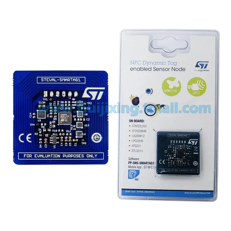 STEVAL-SMARTAG1 ST25DV64K NFC RFID dynamic tag sensor node evaluation board